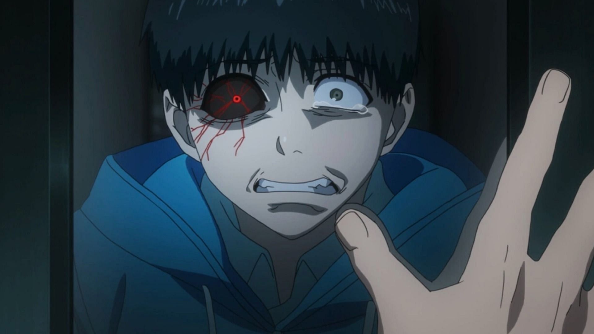 Ken Kaneki as seen in anime (Image via Pierrot)